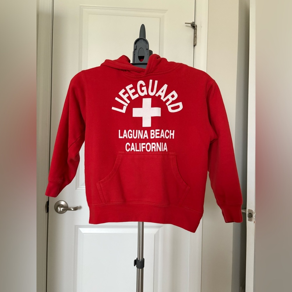 Red Lifeguard Hoodie